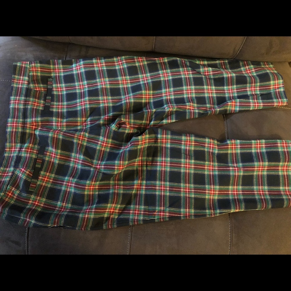 Vineyard Vines Plaid Cropped Pants